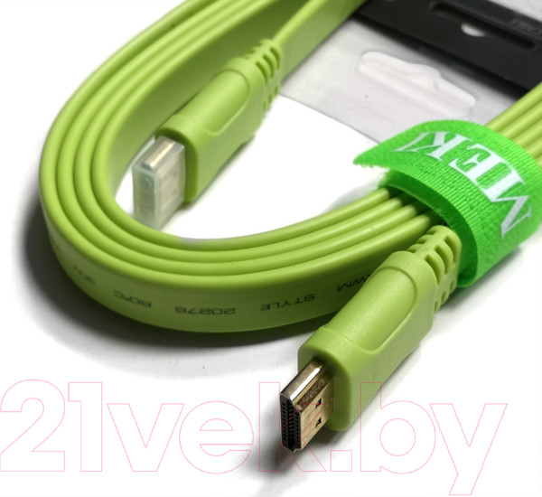 Изображение товара Кабель Meki Cables GH-T-2GR (2м, зеленый)