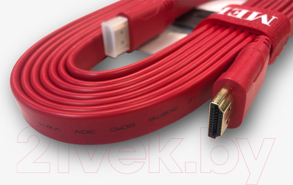 Изображение товара Кабель Meki Cables GH-T-3RD (3м, красный)