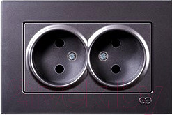 Изображение товара Розетка Gunsan Eqona 01401700-100149 (дымка)