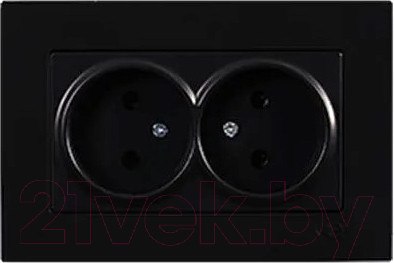 Изображение товара Розетка Gunsan Eqona 01403400-100149 (черный)