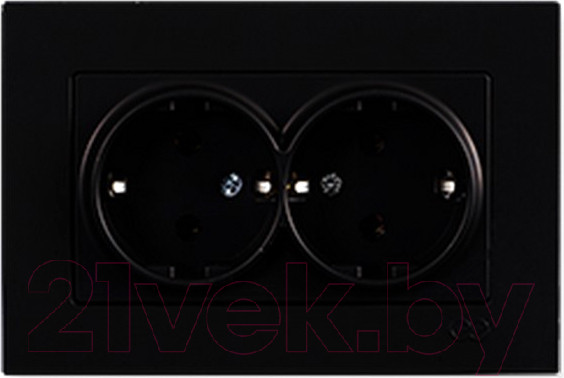 Изображение товара Розетка Gunsan Eqona 01403400-100150 (черный)