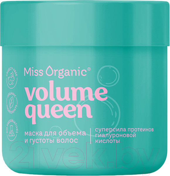 Изображение товара Маска для волос Miss Organic Volume Queen Для объема и густоты волос (140мл)