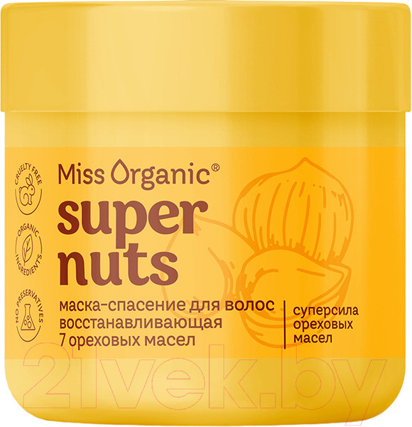 Изображение товара Маска для волос Miss Organic Спасение Super Nuts Super Mask (140мл)