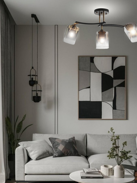 Изображение товара Люстра Aitin-Pro НПБ 02-3х60-101 / N5277/3 (черный/золото)