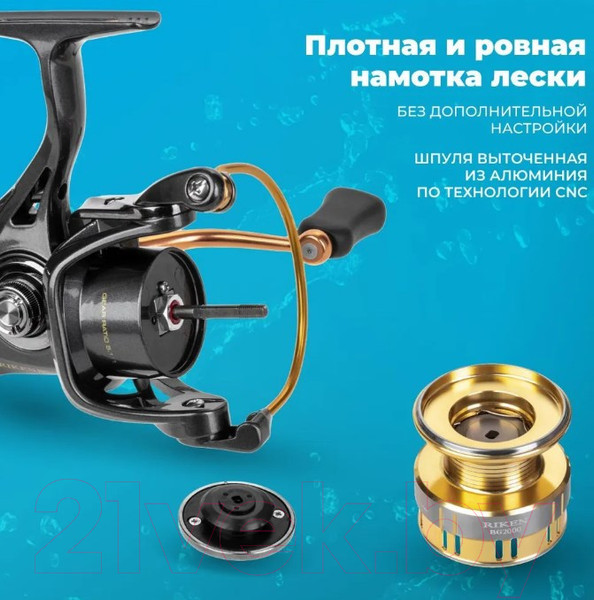 Изображение товара Катушка безынерционная Ryobi Riken BG 2000