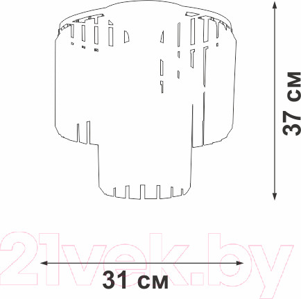 Изображение товара Люстра Vitaluce V5155-1/4PL