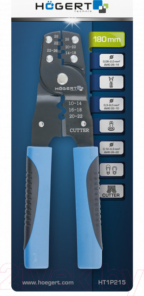 Изображение товара Инструмент обжимной Hoegert HT1P215