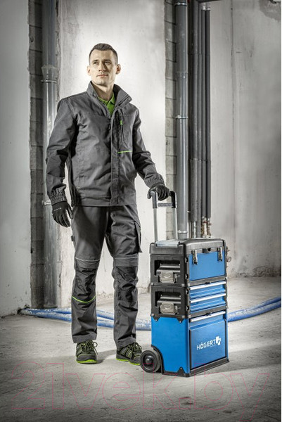 Изображение товара Брюки рабочие Hoegert Lemberg HT5K802-1-3XL (темно-серый)