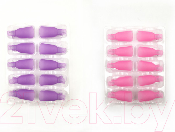 Изображение товара Набор зажимов для снятия гель-лака Miniso Pink Me! Series / 1794 (10шт)