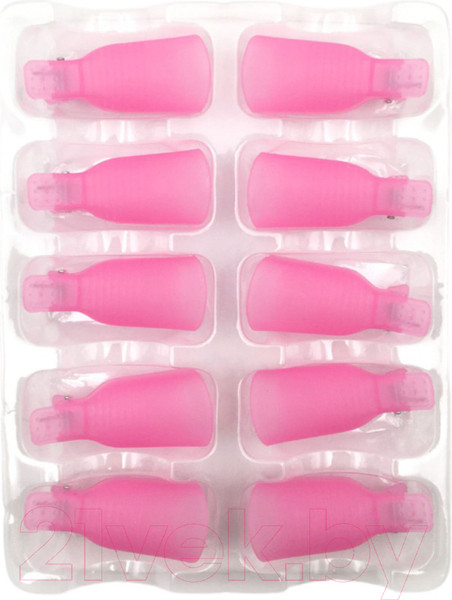 Изображение товара Набор зажимов для снятия гель-лака Miniso Pink Me! Series / 1794 (10шт)