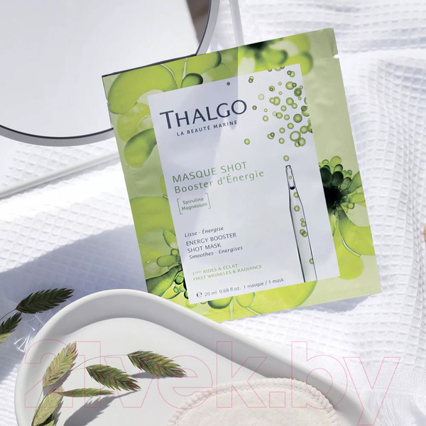 Изображение товара Маска для лица тканевая Thalgo Энергизирующая Экспресс со Спирулиной (20мл)
