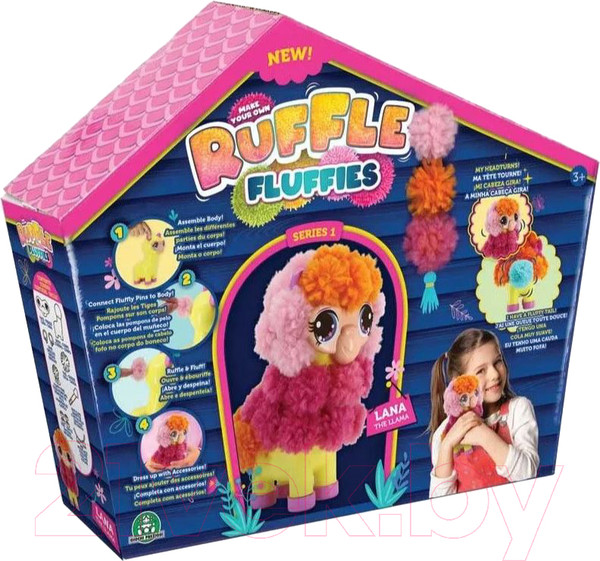 Изображение товара Набор для творчества Ruffle Fluffies Лама Лана HUN1819