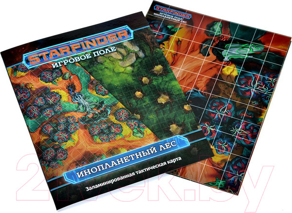 Изображение товара Игровое поле для настольной игры Мир Хобби Starfinder. Инопланетный лес / 915671