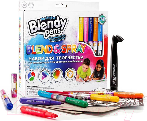 Изображение товара Фломастеры Blendy pens CK1201 (10шт)