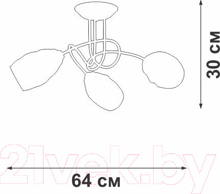 Изображение товара Люстра Vitaluce V4939-1/3PL