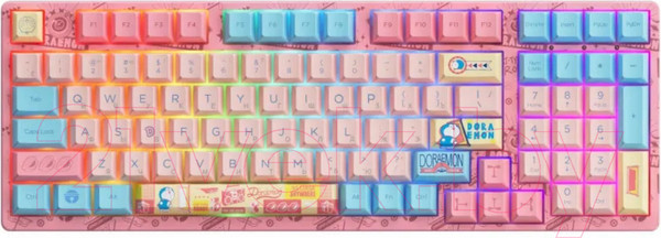 Изображение товара Клавиатура Akko 3098B Doraemon Macaron 3 Modes RGB Hot Swap Akko CS Jelly Blue (1746239)