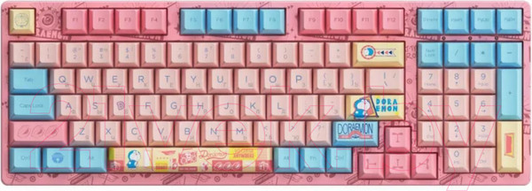 Изображение товара Клавиатура Akko 3098B Doraemon Macaron 3 Modes RGB Hot Swap Akko CS Jelly Blue (1746239)