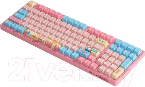 Изображение товара Клавиатура Akko 3098B Doraemon Macaron 3 Modes RGB Hot Swap Akko CS Jelly Blue (1746239)