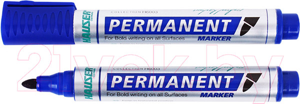 Изображение товара Набор маркеров HAUSER H6003 (12шт, синий)