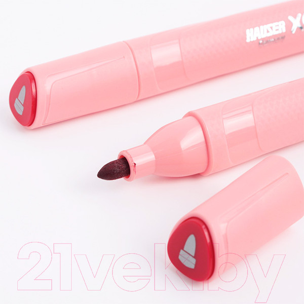 Изображение товара Набор маркеров HAUSER H6345RD (10шт, красный)