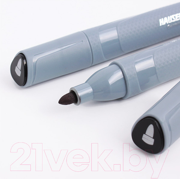Изображение товара Набор маркеров HAUSER H6345BK (10шт, черный)
