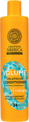 Изображение товара Кондиционер для волос Natura Siberica Oblepikha Siberica Professional Коллагеновый объем (400мл)