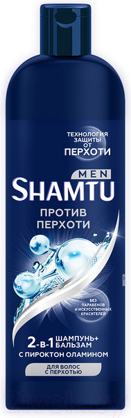 Изображение товара Шампунь-кондиционер для волос Shamtu Men Против перхоти 2в1 (500мл)