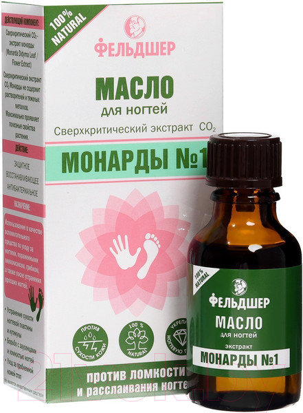 Изображение товара Масло для кутикулы Фельдшер Экстракт Монарды №1 (25мл)