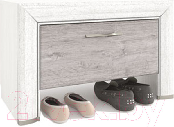 Изображение товара Тумба в прихожую Anrex Olivia 1S (вудлайн кремовый/дуб анкона)