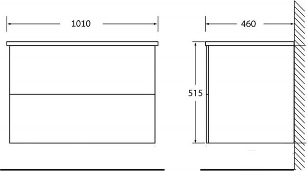 Изображение товара Тумба с умывальником BelBagno Etna 100 / ETNA100BL-KEPBO-1302-SET