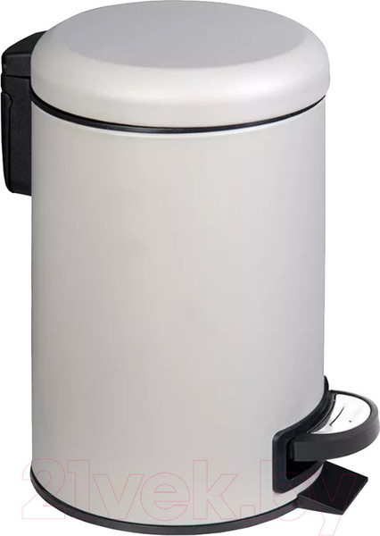 Изображение товара Мусорное ведро Nemkar С педалью 111400-B (5л, белый)