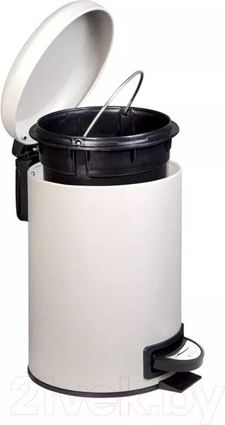 Изображение товара Мусорное ведро Nemkar С педалью 111400-B (5л, белый)