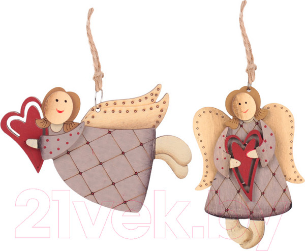 Изображение товара Набор елочных игрушек Darvish Ангел / DV-C-295 (2шт)