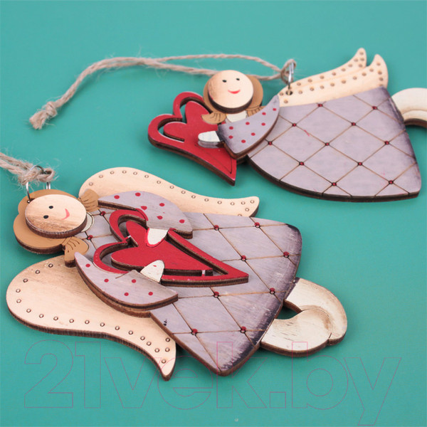 Изображение товара Набор елочных игрушек Darvish Ангел / DV-C-295 (2шт)