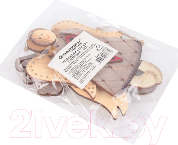 Изображение товара Набор елочных игрушек Darvish Ангел / DV-C-295 (2шт)