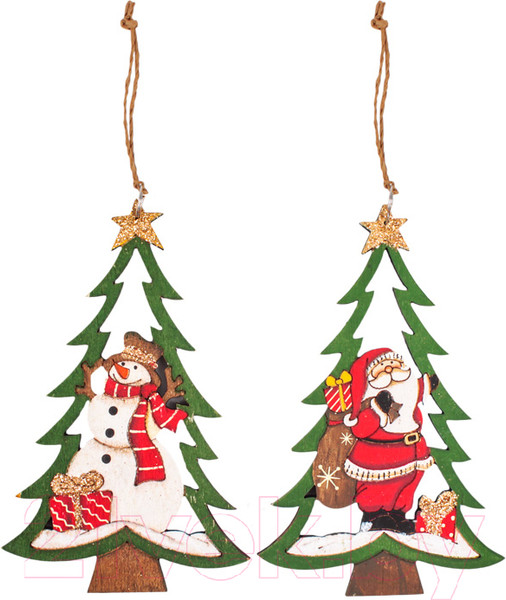 Изображение товара Набор елочных игрушек Darvish DV-C-288 (2шт)