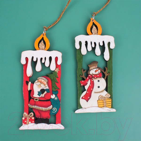 Изображение товара Набор елочных игрушек Darvish DV-C-289 (2шт)