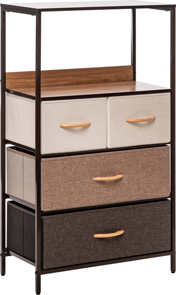 Изображение товара Комод Импэкс Leset Локи 4 ящика (коричневый/бежевый)