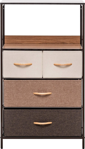 Изображение товара Комод Импэкс Leset Локи 4 ящика (коричневый/бежевый)