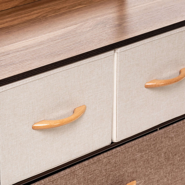 Изображение товара Комод Импэкс Leset Локи 4 ящика (коричневый/бежевый)