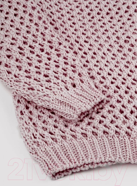 Изображение товара Джемпер детский Amarobaby Knit Trend / AB-OD21-KNITT2602/27-140 (пудровый, р.140)