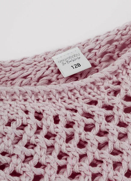 Изображение товара Джемпер детский Amarobaby Knit Trend / AB-OD21-KNITT2602/27-140 (пудровый, р.140)