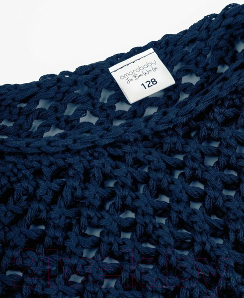 Изображение товара Джемпер детский Amarobaby Knit Trend / AB-OD21-KNITT2602/20-140 (синий, р.140)
