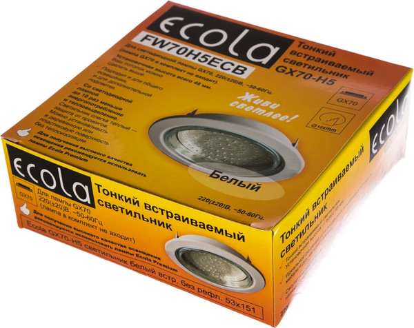 Изображение товара Точечный светильник Ecola FW70H5ECB