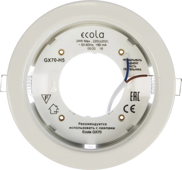 Изображение товара Точечный светильник Ecola FW70H5ECB