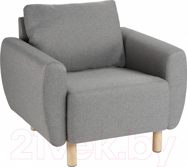 Изображение товара Кресло мягкое Mio Tesoro Тулисия (Twist 19 Grey)