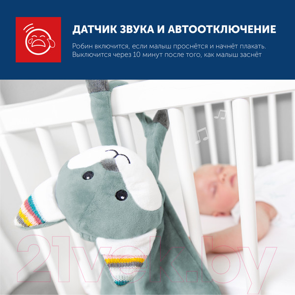 Изображение товара Мягкая игрушка Zazu Комфортер. Лис Феликс / ZA-FELIX-01