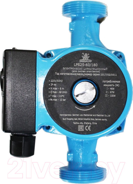 Изображение товара Циркуляционный насос GreenPump LPS 25-60/180