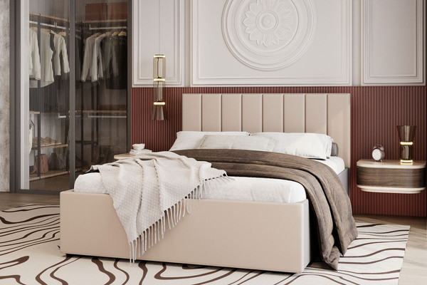 Изображение товара Каркас кровати Stolline Аврора 160x200 (кремовый)