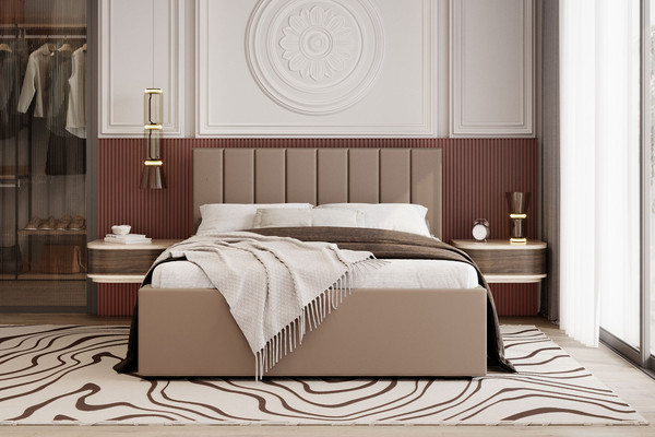 Изображение товара Каркас кровати Stolline Аврора 160x200 (капучино)